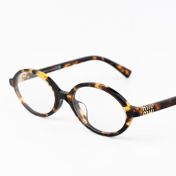 NEW Miu Miu MU04ZSF VAU08N REGARD Honey Havana Clear Unisex Sunglasses 0MU 04ZSF - Picture 7 of 11